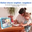 Kids Tablet 7Inch Android 14 6GB RAM 128GB Storage 16+32MP Camera Time Limits Ag Carousel 6