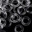 200PCS 13mm Clear Plastic Roman Blind Curtain Rings O-Rings for Roman Shades Carousel 3