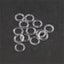 200PCS 13mm Clear Plastic Roman Blind Curtain Rings O-Rings for Roman Shades Carousel 6
