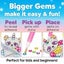 Diamond Painting Kit Magical Stickers Creativity for Kids Big Gem Set Carousel 9