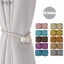 2PCS Magnetic Curtain Tiebacks Tie Backs Buckle Holder Hooks Home Decor Carousel 1