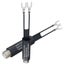 5pcs UHF VHF FM 75-300 Ohm TV Antenna Matching Transformer Coaxial Cable Adapter Carousel 3