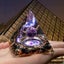 Orgonite Pyramid Amethyst Peridot Healing Crystal Energy Orgone EMF Protection Carousel 1