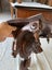 Circa 1960's Lindenwood Black Forest Wolf Head Wall Bracket Carousel 4
