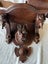 Circa 1960's Lindenwood Black Forest Wolf Head Wall Bracket Carousel 11