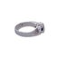 PLATINUM RING WITH SAPPHIRE AND DIAMONDS Carousel 3