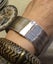 Sterling Silver VINTAGE Cuff Bracelet (52.7 Grams) Carousel 8