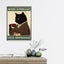 NEW 1pc Unframed Retro Black Cat Espresso Print Canvas Poster Canvas Wall Art Carousel 1