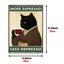 NEW 1pc Unframed Retro Black Cat Espresso Print Canvas Poster Canvas Wall Art Carousel 3