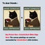 NEW 1pc Unframed Retro Black Cat Espresso Print Canvas Poster Canvas Wall Art Carousel 4