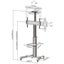 Brateck TTV04-46TW 37-70" Telescopic Height Adjustable TV Cart. Max VESA Carousel 2