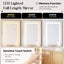 LED Mirror Cabinet Jewelry Storage Shelf Organiser Lockable Floor Stand Carousel 2