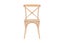 Set of 2 Matt Blatt Melrose Cross Back Dinning Chairs (Natural Beech/Rattan Carousel 5