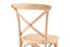 Set of 2 Matt Blatt Melrose Cross Back Dinning Chairs (Natural Beech/Rattan Carousel 7