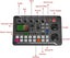 Audio mixer for F998 live sound card, podcast audio interface with DJ mixer Carousel 5