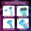 Glow in The Dark Loop Rope Launcher Propeller Lasso Pressure Reducer Carousel 12