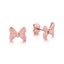 Disney Couture Kingdom - Minnie Mouse - Crystal Bow Stud Earrings Rose Gold Carousel 1
