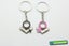 Set Alloy Pair Lover Male & Female Heart shaped Forever love Key Ring Key Chain Carousel 1