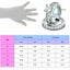 Princess Round Cut AAA CZ Stainless Steel Wedding Band Ring Set Women Size 6-10 Carousel 7