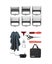 Transform-U Stainless Steel Barber Hair Clipper Carousel 4