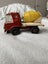 Vintage Cement Mixer Truck 5" Scale Model Friction Japan Metal And Plastic Carousel 1