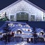 LED Icicle Lights - 10m Wave Pattern - Solar Charged Or Powered Carousel 6