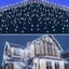 LED Icicle Lights - 10m Wave Pattern - Solar Charged Or Powered Carousel 8