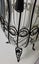 +++ RUSTIC HAND BLOWN? TRANSPARENT GLASS VASE IN METAL CAGE +++ Carousel 15