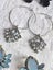 Four Pairs Gorgeous Crystal Earrings Blues Carousel 3