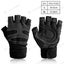 weight lifting training gloves fitness sports palm gloves gym workout protector Carousel 3