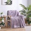 Dreamaker Luxury Faux Fur Heated Throw 200x180cm Lavender Carousel 1