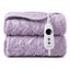 Dreamaker Luxury Faux Fur Heated Throw 200x180cm Lavender Carousel 10