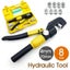 8 Ton Hydraulic Terminal Crimper Cable Wire Force Tool Kit 9 Die 4mm-70mm Carousel 1