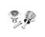16 Pcs Clear Crystal Knobs Diamond 40mm Diameter Door Cabinet Handle Carousel 3