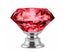 16 Pcs Clear Crystal Knobs Diamond 40mm Diameter Door Cabinet Handle Carousel 5