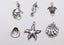 Silver Tone Mixed Sea life Charms 20pce Carousel 3