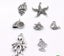 Silver Tone Mixed Sea life Charms 20pce Carousel 4