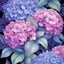 40x40cm Hydrangea Diamond Art Kit Carousel 2