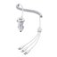 Car Charger REMAX 3 in 1 Thunder USB 3.1A Type-C Micro USB Lightning Cable Carousel 1