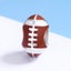925 Sterling Silver Diy Rugby Ball Charms Carousel 4