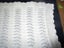 White 4 ply Feather and Fans Heirloom baby shawl/blanket NZ Wool** Carousel 3
