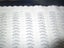 White 4 ply Feather and Fans Heirloom baby shawl/blanket NZ Wool** Carousel 1
