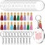 Acrylic Circle Discs Keychain Blanks Vinyl Making Kit Carousel 10