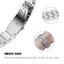 Fitbit Charge 3 Stainless Steel Strap Silver Carousel 4