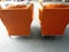 Two Orange Retro 1960s Chairs Carousel 6