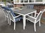 MWH Elements 6 Seater Garden Furniture Set -White Carousel 12