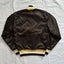 Vintage Swingster Brown Satin Bomber Jacket USA Made Quilted Lined Carousel 4
