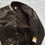 Vintage Swingster Brown Satin Bomber Jacket USA Made Quilted Lined Carousel 5