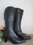 SOFT FLEX, BY FABIA, TALL BLACK LEATHER BOOTS, SZ 40, (9) Carousel 1