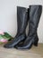 SOFT FLEX, BY FABIA, TALL BLACK LEATHER BOOTS, SZ 40, (9) Carousel 4